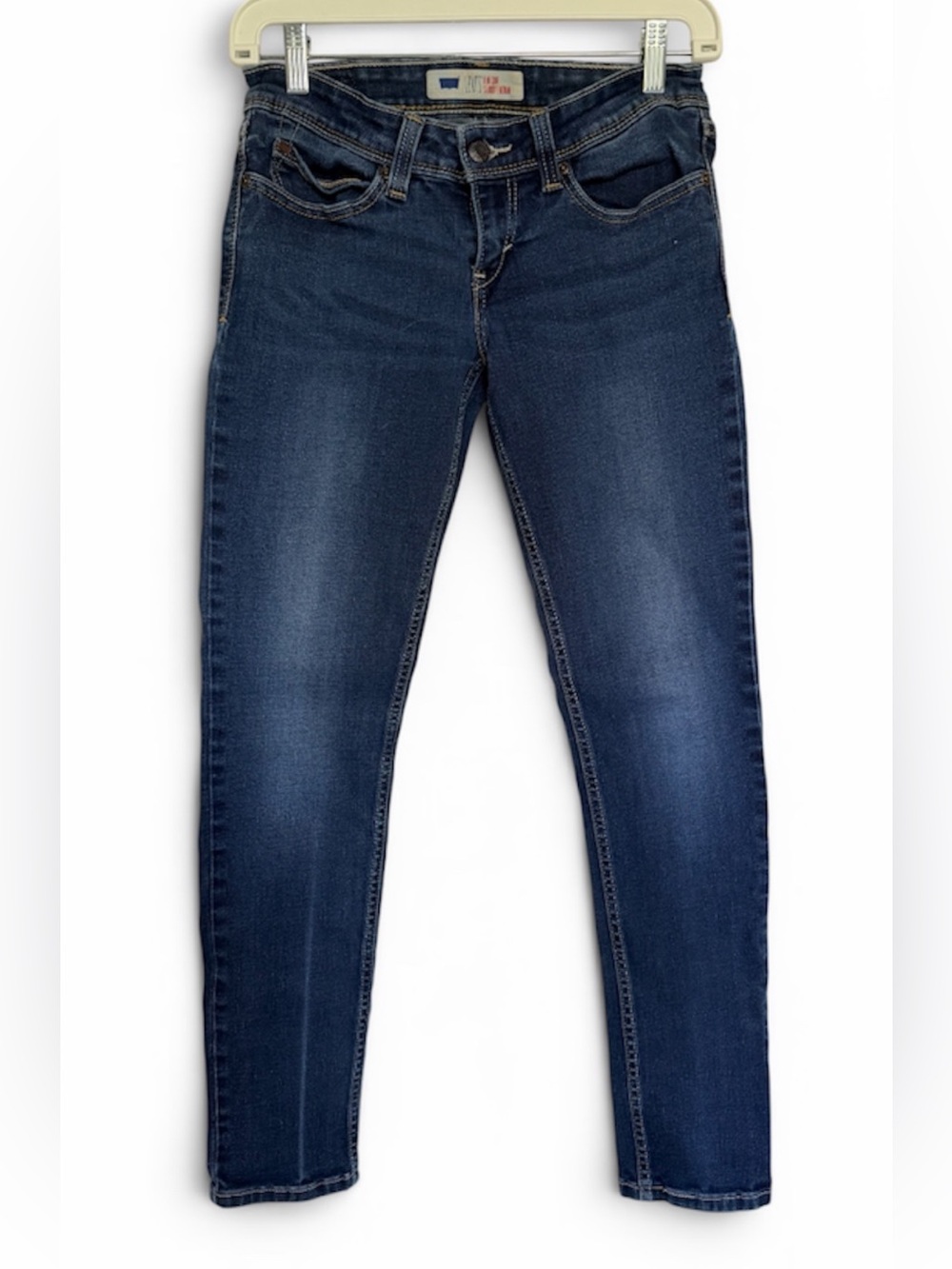 Levi’s Demi Curve Skinny Jeans Women Size 7M Mid Rise Stretch Dark Wash